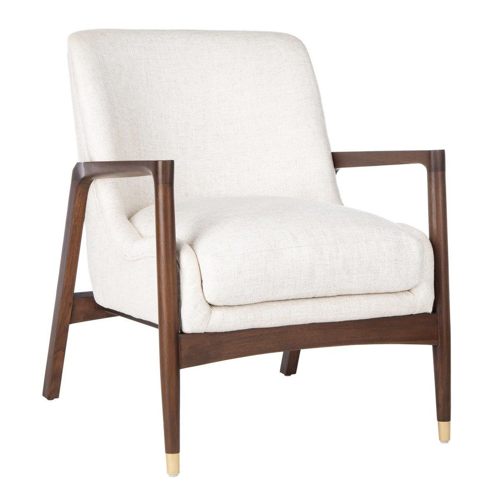 Safavieh Flannery Mid-Century Chair - Cream | Accent Chairs | Modishstore - 3