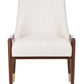 Safavieh Brennan Mid-Century Chair - Cream | Dining Chairs | Modishstore - 2