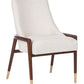 Safavieh Brennan Mid-Century Chair - Cream | Dining Chairs | Modishstore - 3