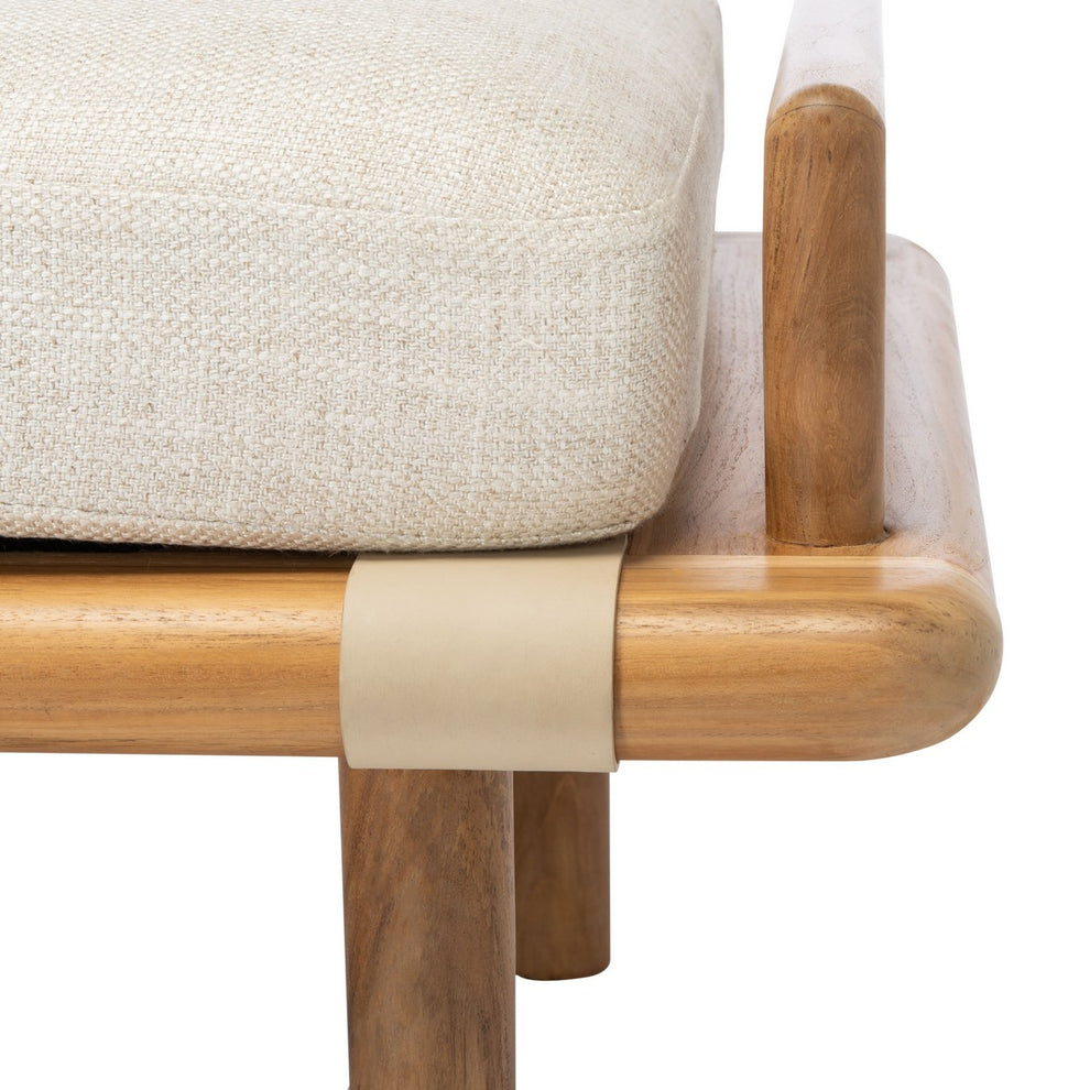 Safavieh Constantine Teak Bench | Benches | Modishstore - 5