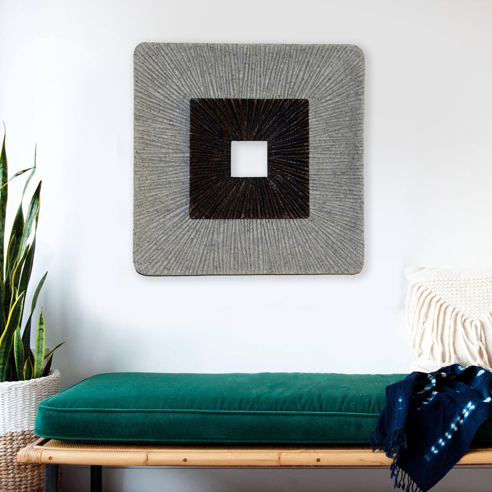Screen Gems Enclave Square Wall Art - Ribbed Finish | Wall Decor | Modishstore-9