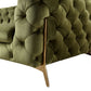 Divani Casa Sheila - Transitional Green Fabric Sofa-5