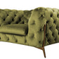 Divani Casa Sheila - Transitional Green Fabric Chair-3