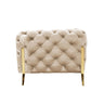 Divani Casa Sheila - Transitional Light Beige Fabric Chair | Lounge Chairs | Modishstore - 3