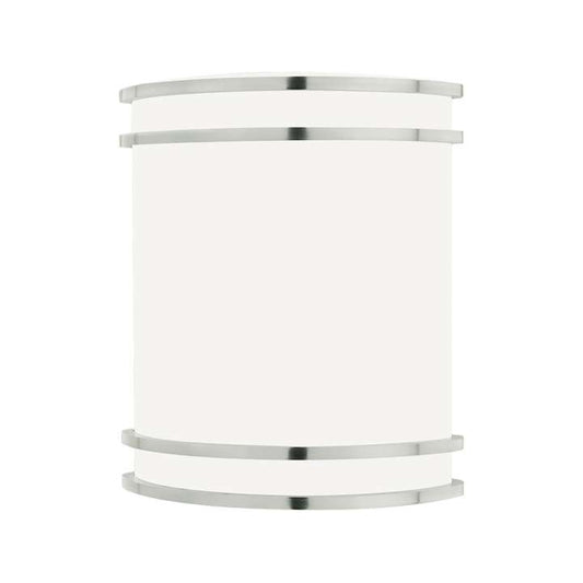 Parallel 1-Light Wall Lamp in Brushed Nickel | Vanity Light | Modishstore