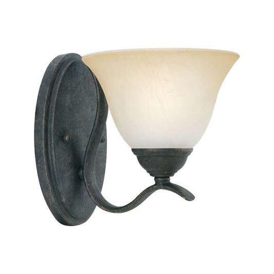Prestige 1-Light Wall Lamp in Sable Bronze | Vanity Light | Modishstore