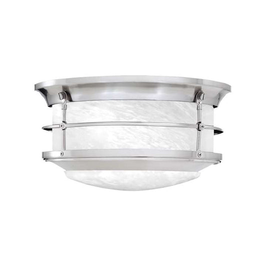 Newport 2-Light Ceiling Lamp in Brushed Nickel | Ceiling Lamps | Modishstore
