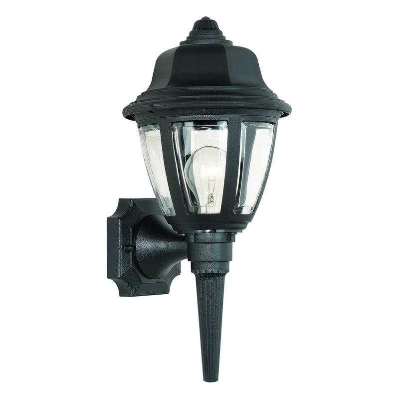 Essentials 1-Light Outdoor Wall Lantern In Black   ELK | Sconces | Modishstore | SL94427
