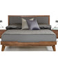 Nova Domus Soria Modern Grey & Walnut Bed | Modishstore | Beds