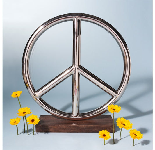 Peace Sculpture, 21"D by Gold Leaf Design Group | Sculptures | Modishstore