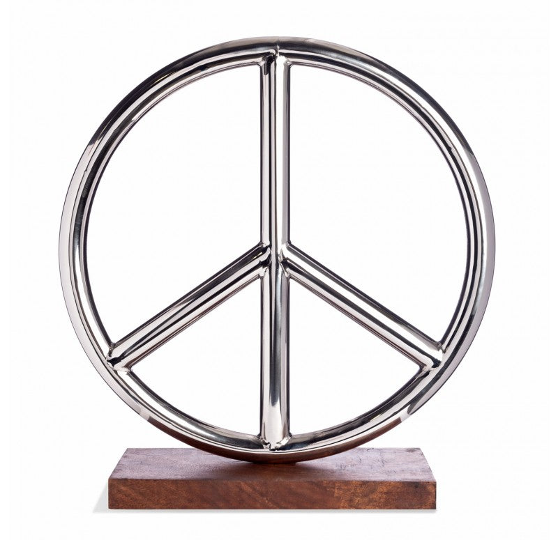 Peace Sculpture, 21"D by Gold Leaf Design Group | Sculptures | Modishstore - 2