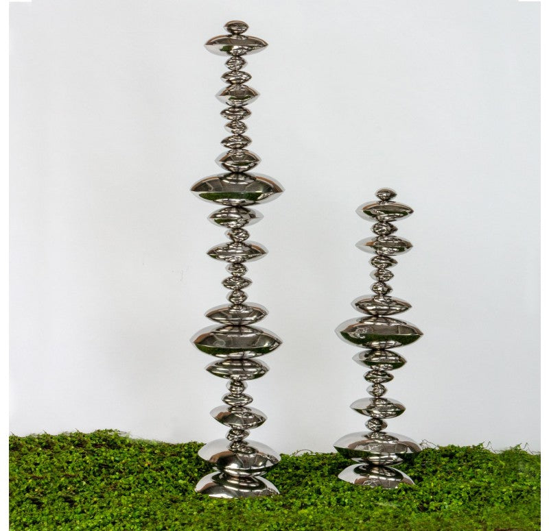 Gold Leaf Design Group River Stone Tower | Minerals and Stones | Modishstore