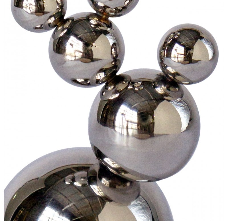 Cactus 10.5"H Ball Sculpture Gold Leaf Design Group | Sculptures | Modishstore - 3