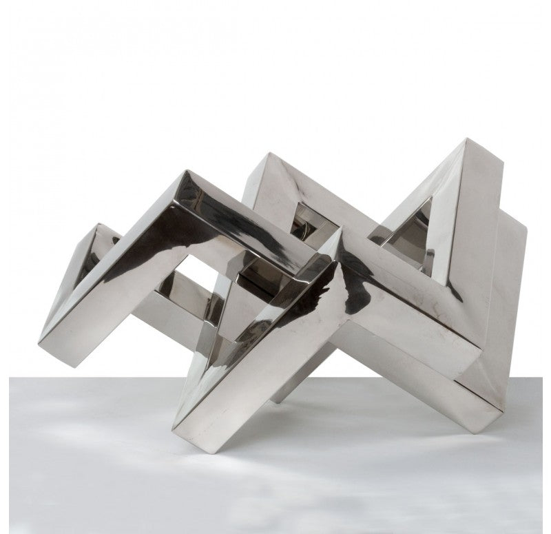 Gold Leaf Design Group Puzzle Sculpture | Sculptures | Modishstore - 6