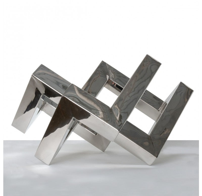 Gold Leaf Design Group Puzzle Sculpture | Sculptures | Modishstore - 7
