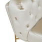 Divani Casa Stella - Transitional Beige Velvet Chair | Lounge Chairs | Modishstore - 4