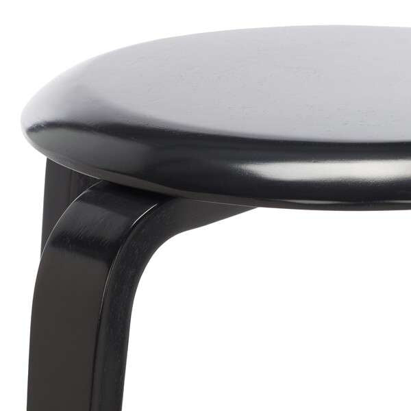 Safavieh Luella Stackable Stool - Black | Stools | Modishstore - 3