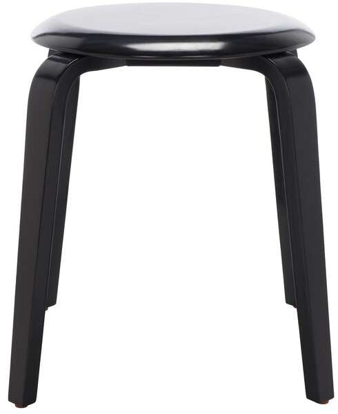 Safavieh Luella Stackable Stool - Black | Stools | Modishstore - 2