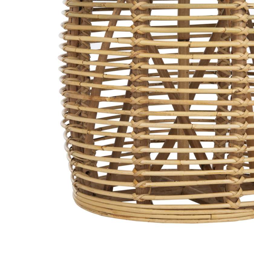 Safavieh Maui Rattan Drum Stool Table | Stools | Modishstore - 3