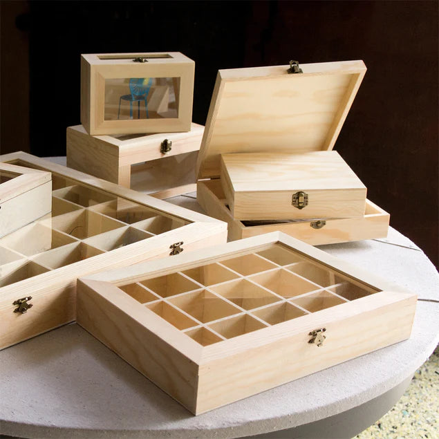 LC Studio Collec Briefcase Set Of 4 By Gold Leaf Design Group | Decorative Boxes |  Modishstore