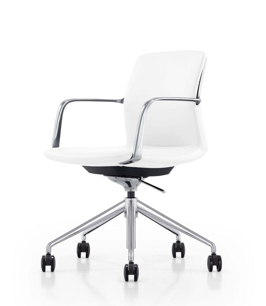 Modrest Sundar - Modern Grey Mid Back Conference Office Chair | Modishstore | Office Chairs