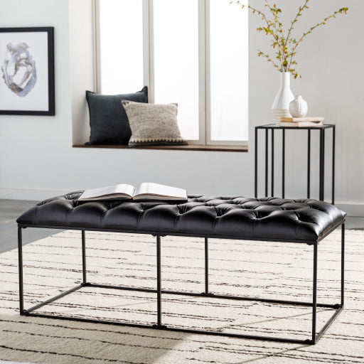 Surya Upholstered Bench - SVY-002 | Stools & Benches | Modishstore