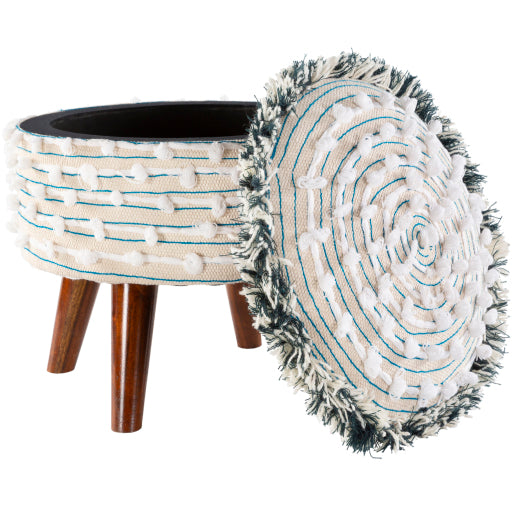 Surya Storage Stool - SWN-001 | Stools & Benches | Modishstore-3