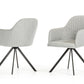 Vig Furniture Modrest Synergy Modern Fabric Dining Arm Chair | Modishstore | Armchairs-4
