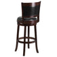 29'' High Cappuccino Wood Barstool With Panel Back And Black Leathersoft Swivel Seat By Flash Furniture | Bar Stools | Modishstore - 3