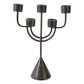 Talliston 5 Candle Pewter Finish Candelabra By Accent Decor | Candle Holders | Modishstore - 2