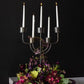 Talliston 5 Candle Pewter Finish Candelabra By Accent Decor | Candle Holders | Modishstore - 3