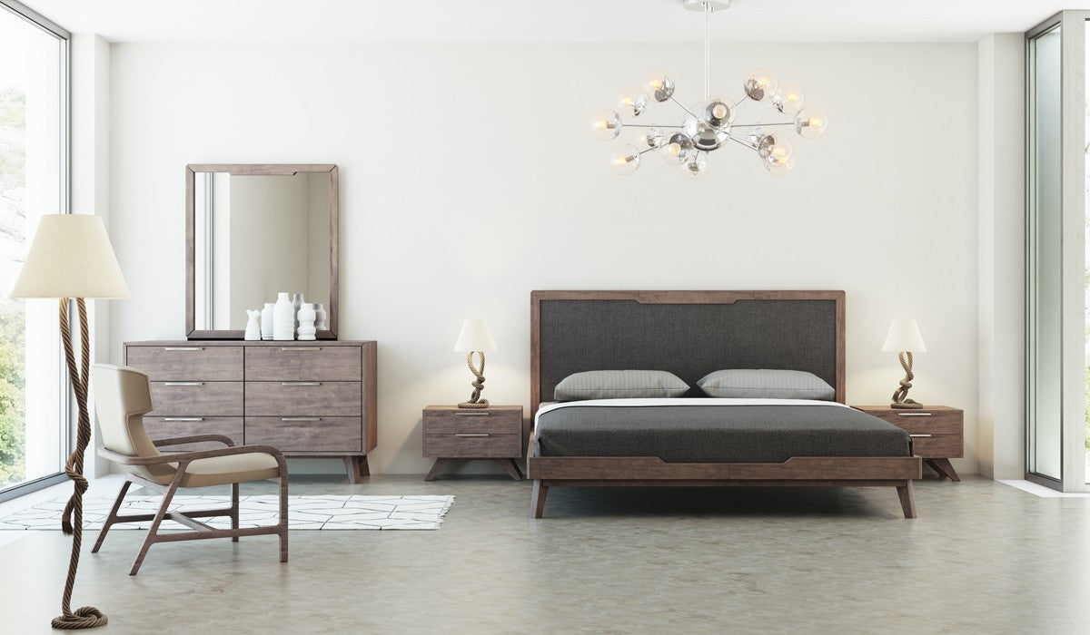 Vig Furniture Nova Domus Soria Modern Walnut Nightstand | Modishstore | Nightstands-3