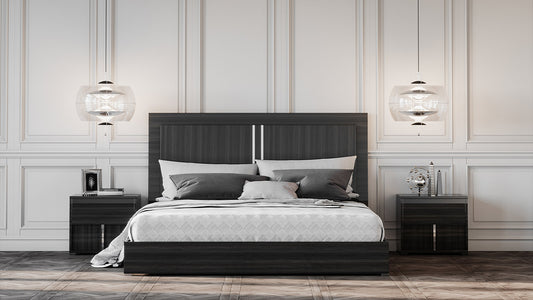Modrest Ari Italian Modern Grey Bed | Modishstore | Beds