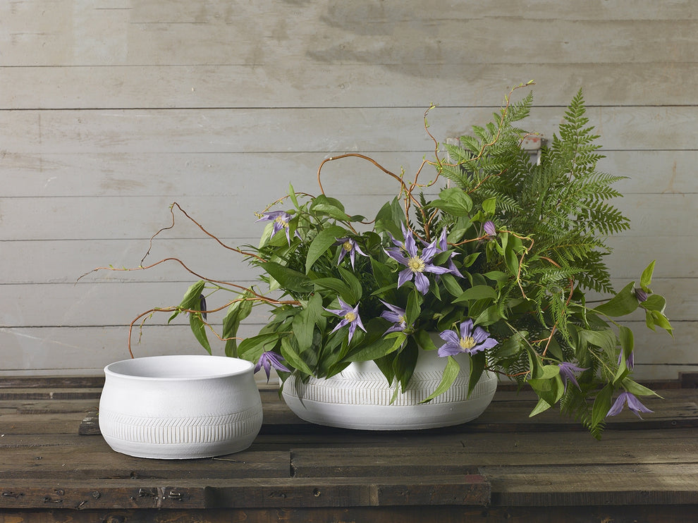 Tasse Bowl/ Planter Set Of 4 By Accent Decor | Planters, Troughs & Cachepots | Modishstore - 1