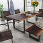 Vig Furniture Modrest Taylor  Modern Live Edge Wood Dining Table- 2 sizes | Modishstore | Dining Tables-2