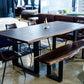 Vig Furniture Modrest Taylor  Modern Live Edge Wood Dining Table- 2 sizes | Modishstore | Dining Tables