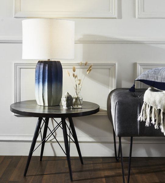 Safavieh Adley Table Lamp - Blue | Table Lamps | Modishstore