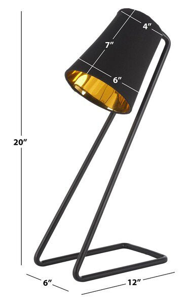 Safavieh Guarnere Table Lamp - Black | Table Lamps | Modishstore - 3