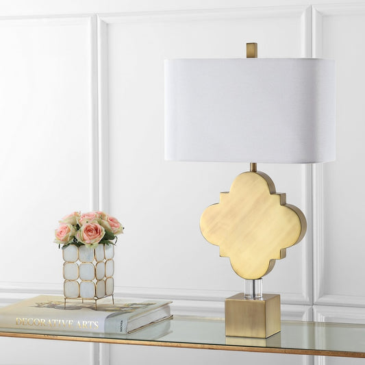 Safavieh Marina Trellis 31.5-Inch H Table Lamp - Gold | Table Lamps | Modishstore