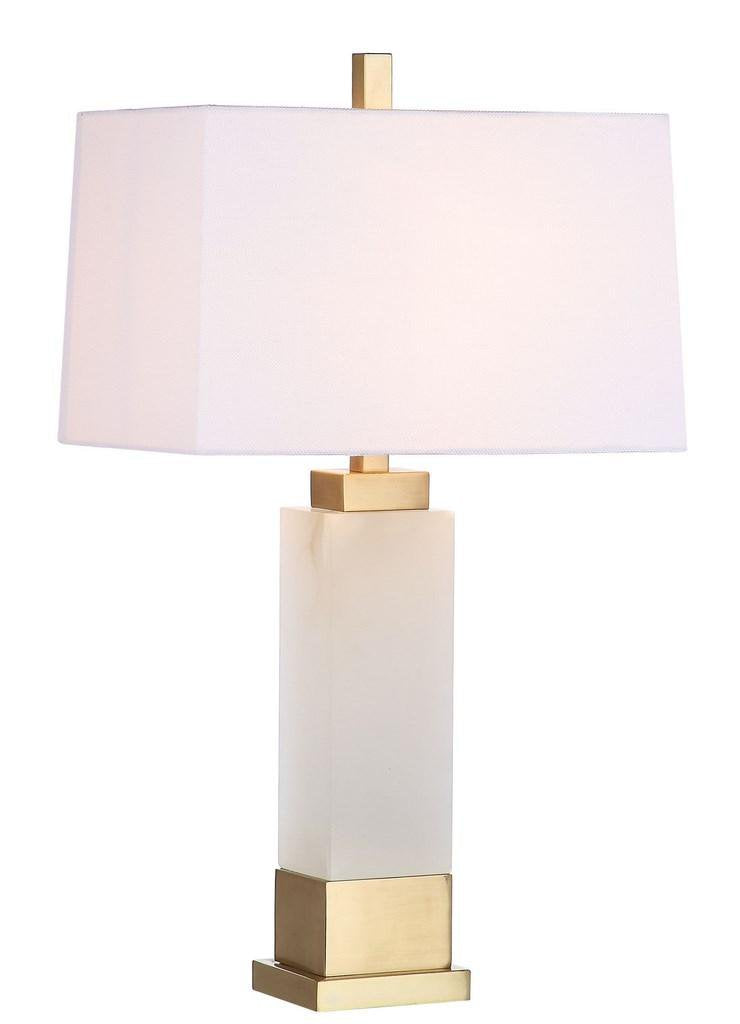 Safavieh Rozella Alabaster 29.5-Inch H Table Lamp - White | Table Lamps | Modishstore - 3
