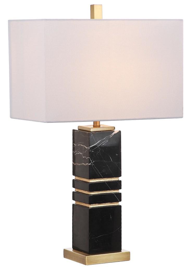 Safavieh Jaxton Marble 27.5-Inch H Table Lamp - Black | Table Lamps | Modishstore - 2