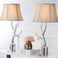 Safavieh Adele Antler 16-Inch H Table Lamp Set Of 2 - Silver | Table Lamps | Modishstore