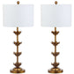 Safavieh Lani, 32 Inch, Antique Gold, Iron Table Lamp Set Of 2 W/ Usb Port ? Set Of 2 - Antiqued Gold | Table Lamps | Modishstore - 2