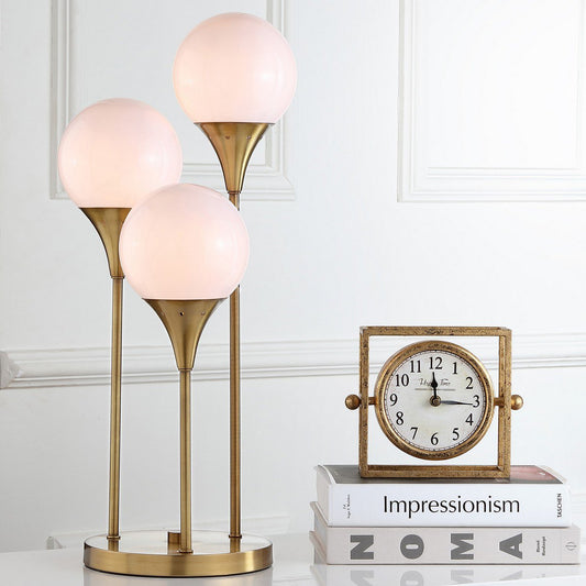 Safavieh Marzio 25.2-Inch H Table Lamp - Brass Gold | Table Lamps | Modishstore