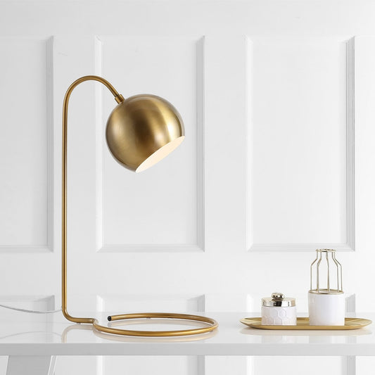 Safavieh Bartolo 22-Inch H Table Lamp - Brass Gold | Table Lamps | Modishstore