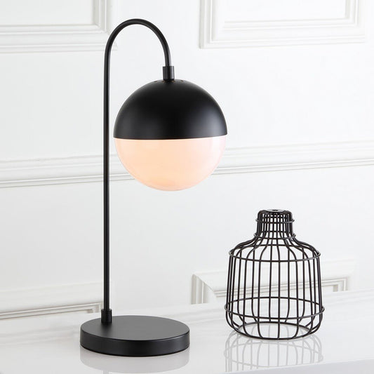 Safavieh Cappi 20.5-Inch H Table Lamp - Black | Table Lamps | Modishstore