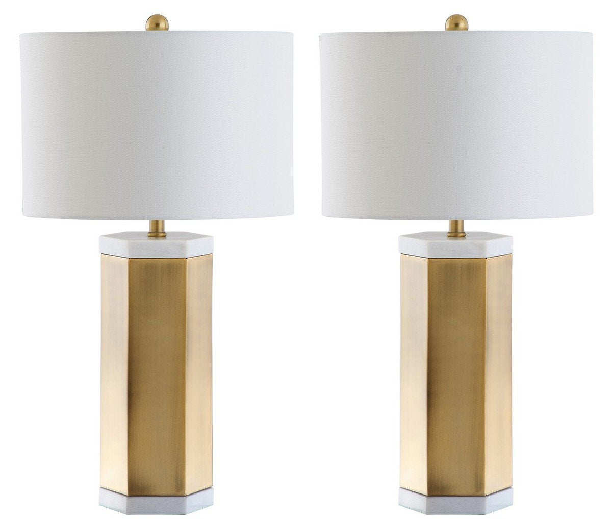Safavieh Alya Table Lamp Set Of 2 - White | Table Lamps | Modishstore - 2