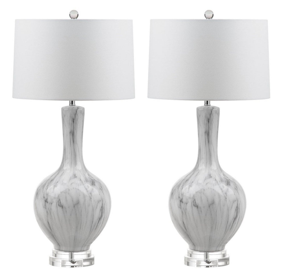 Safavieh Griffith Table Lamp Set Of 2 - White | Table Lamps | Modishstore - 2