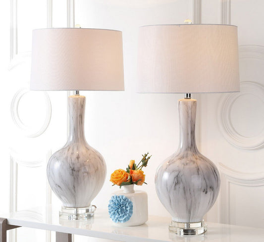 Safavieh Griffith Table Lamp Set Of 2 - White | Table Lamps | Modishstore