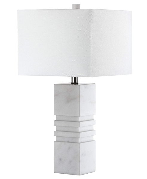 Safavieh Faye Marble Table Lamp - White | Table Lamps | Modishstore - 2